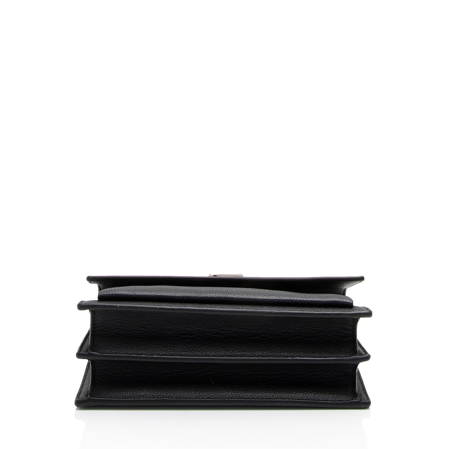 Saint Laurent Grained Calfskin Monogram Sunset Medium Shoulder Bag NWQ0FK
