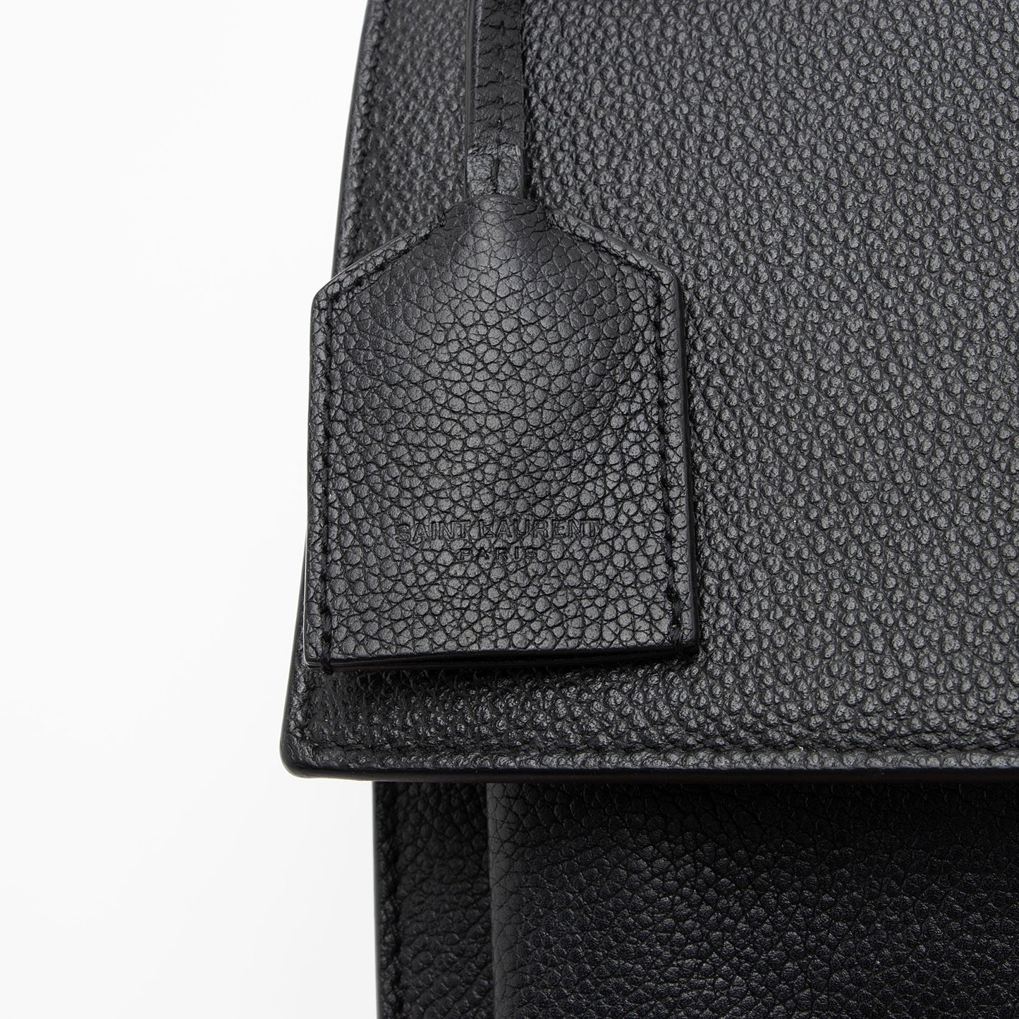 Saint Laurent Grained Calfskin Monogram Sunset Medium Shoulder Bag NWQ0FK