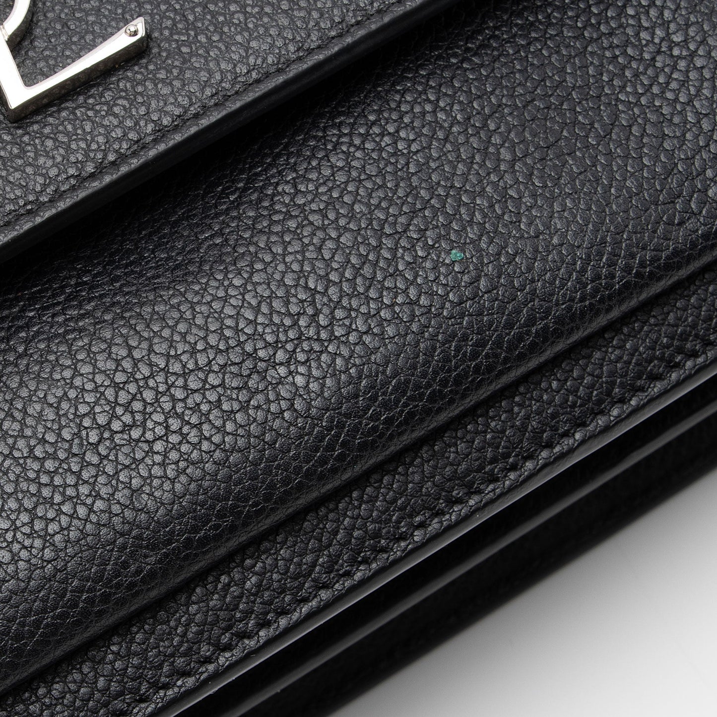 Saint Laurent Grained Calfskin Monogram Sunset Medium Shoulder Bag NWQ0FK