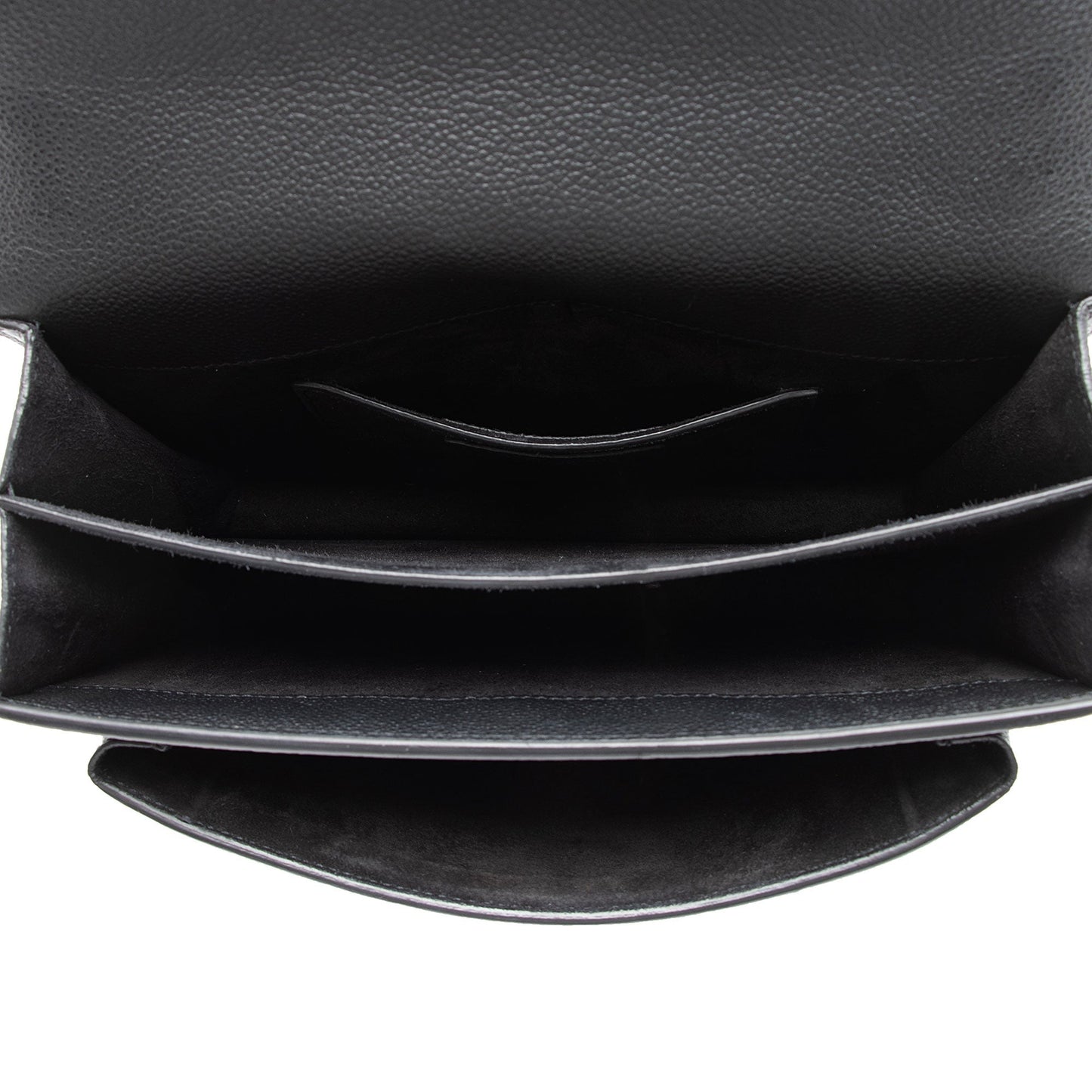 Saint Laurent Grained Calfskin Monogram Sunset Medium Shoulder Bag NWQ0FK
