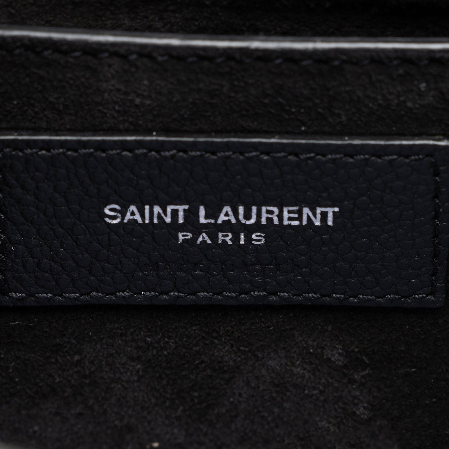 Saint Laurent Grained Calfskin Monogram Sunset Medium Shoulder Bag NWQ0FK