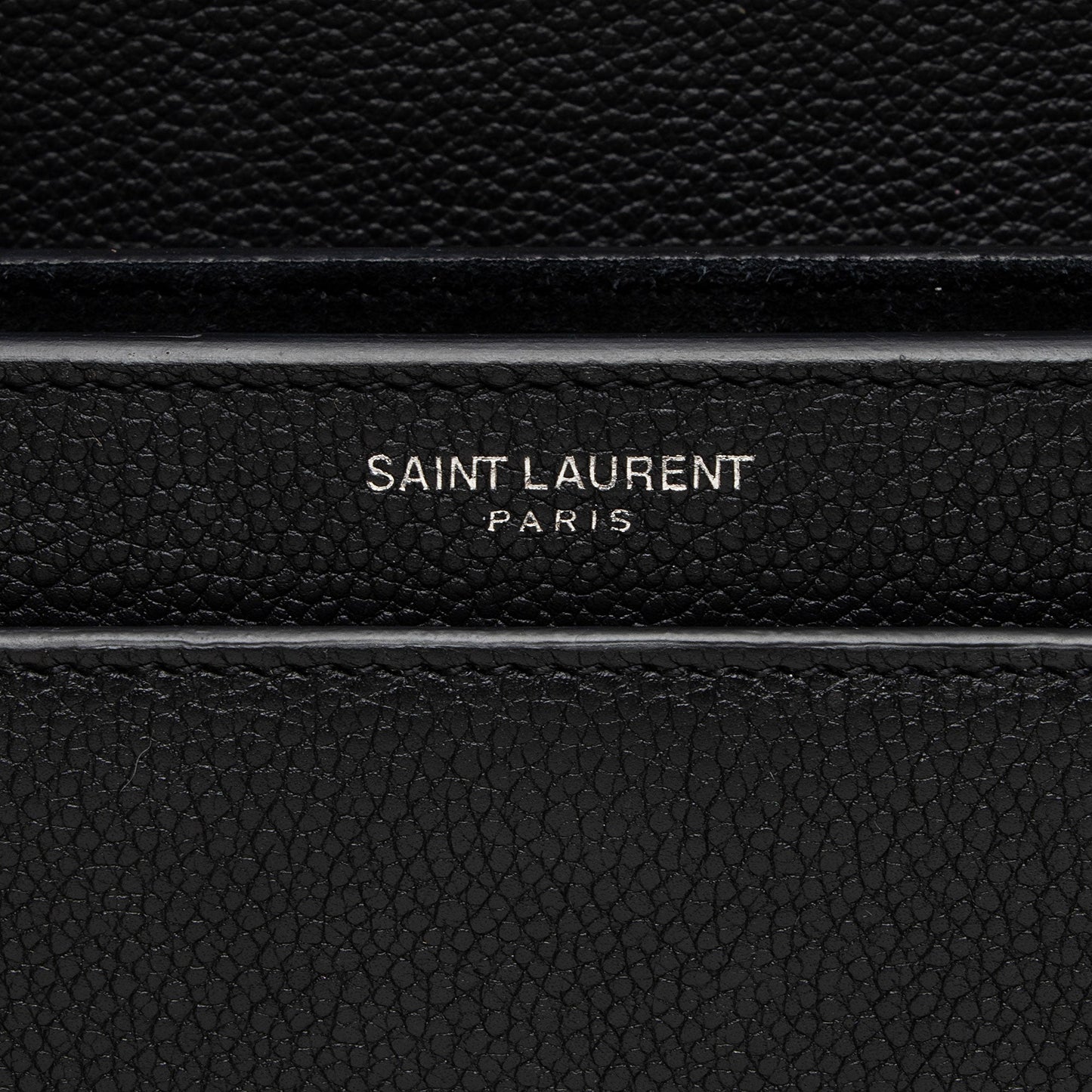 Saint Laurent Grained Calfskin Monogram Sunset Medium Shoulder Bag NWQ0FK