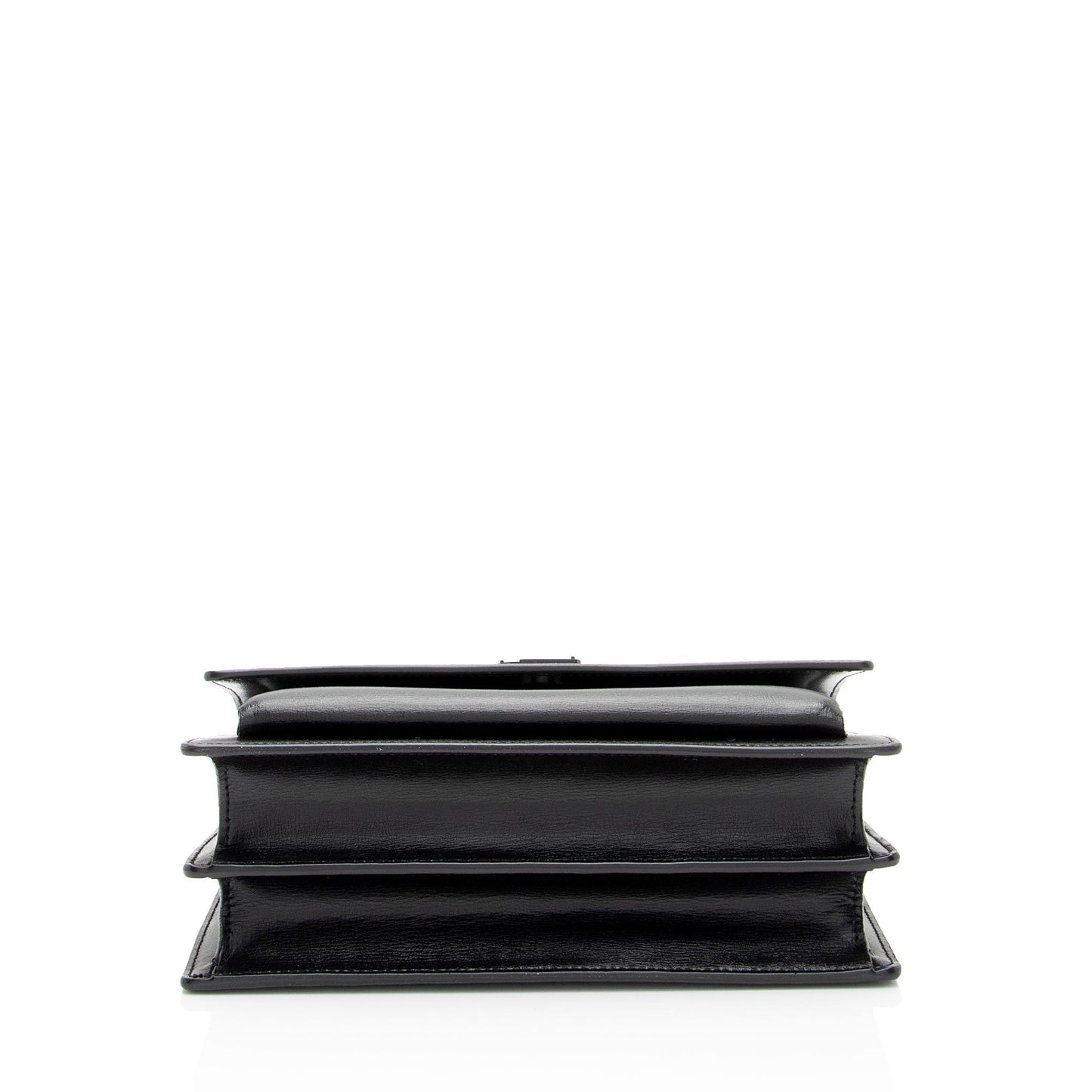 Saint Laurent Grained Calfskin Monogram Sunset Medium Shoulder Bag OLGtVP