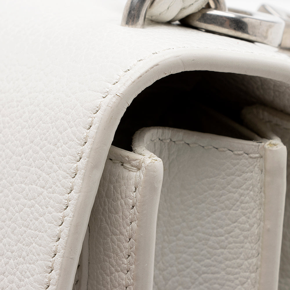 Saint Laurent Grained Calfskin Sunset Medium Shoulder Bag 15994