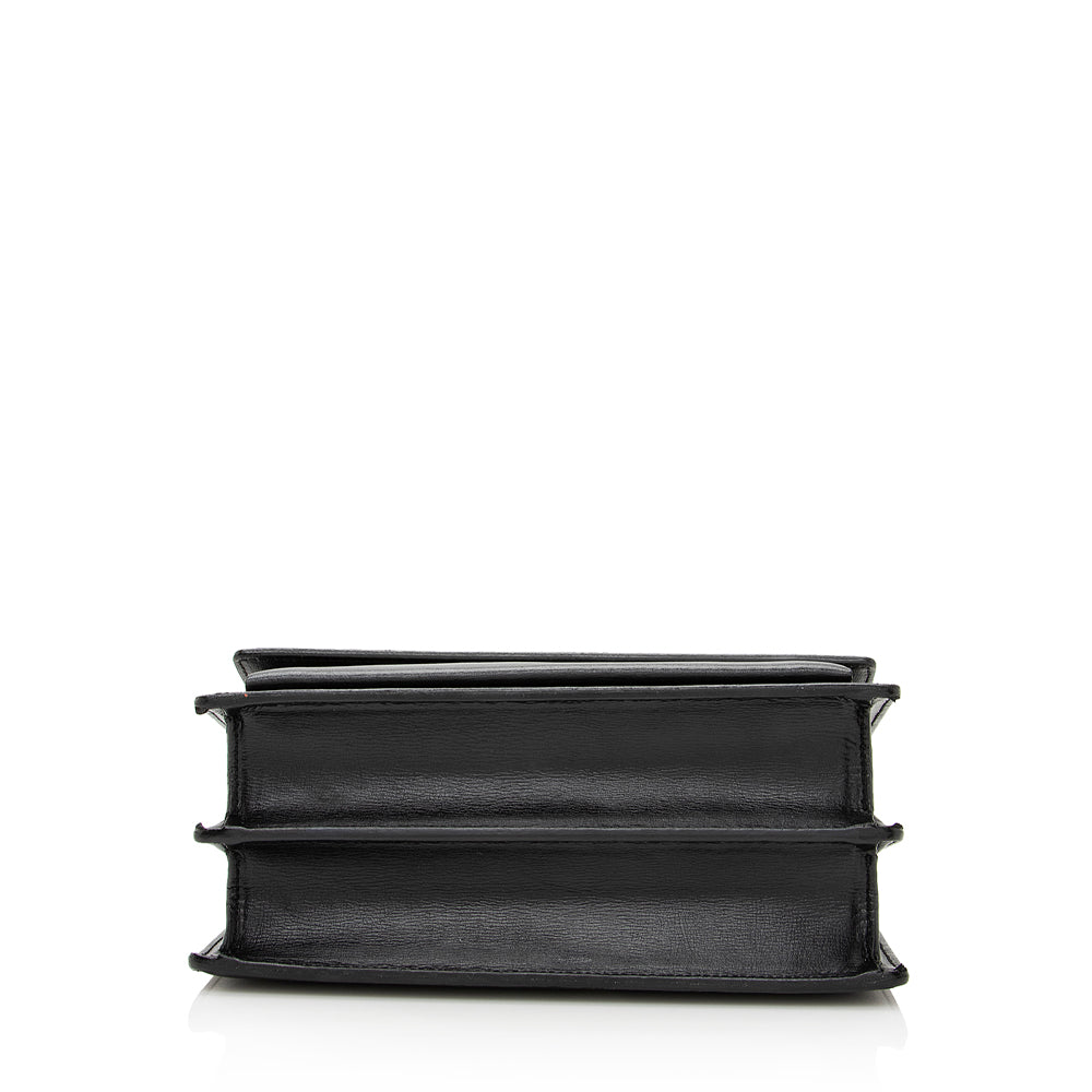 Saint Laurent Grained Calfskin Sunset Medium Shoulder Bag 21985