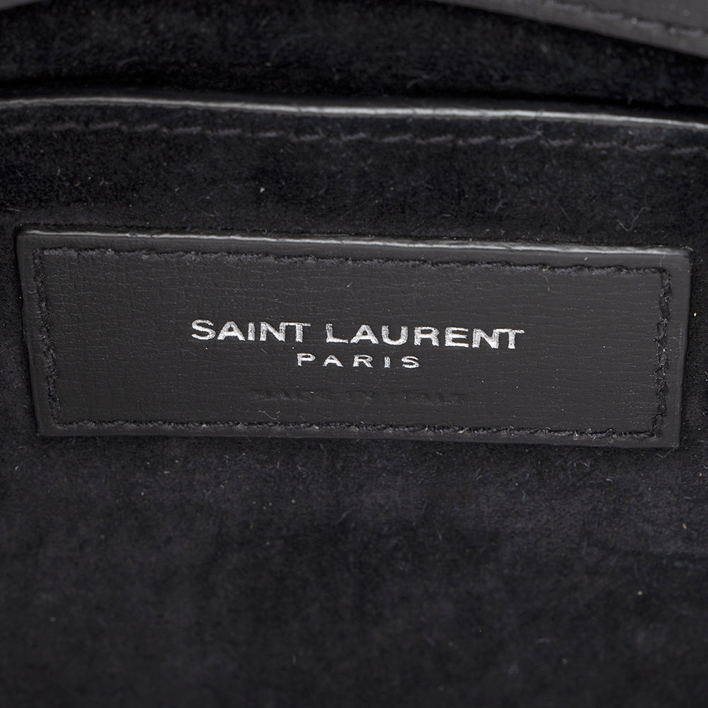 Saint Laurent Grained Calfskin Sunset Medium Shoulder Bag 21985
