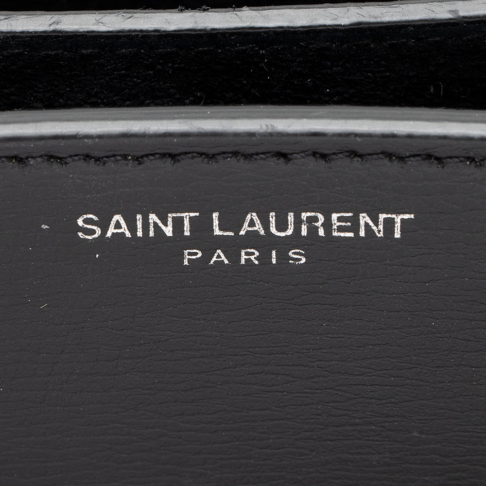 Saint Laurent Grained Calfskin Sunset Medium Shoulder Bag 21985