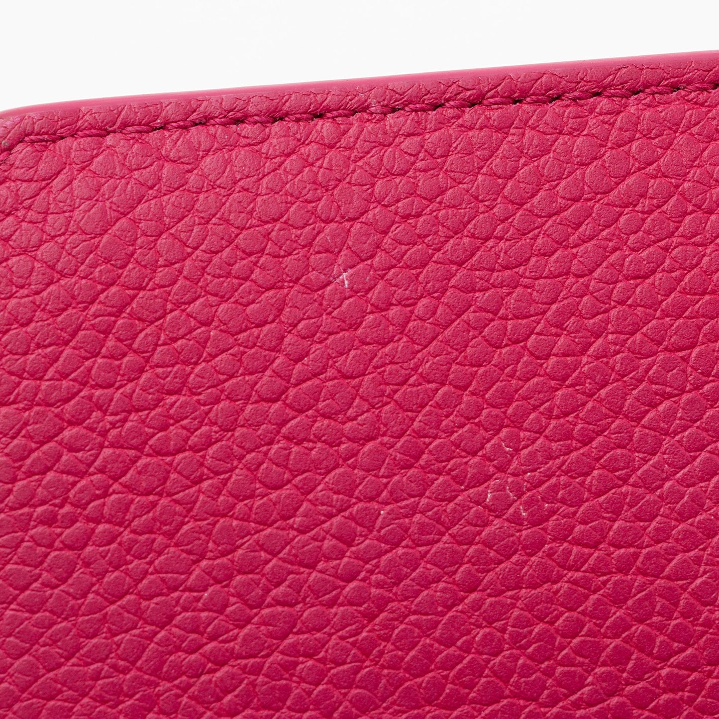 Saint Laurent Grained Leather Fragments Zipper Card Case 22472