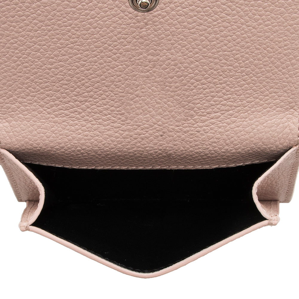 Saint Laurent Grained Leather Tiny Wallet  - FINAL SALE 17878