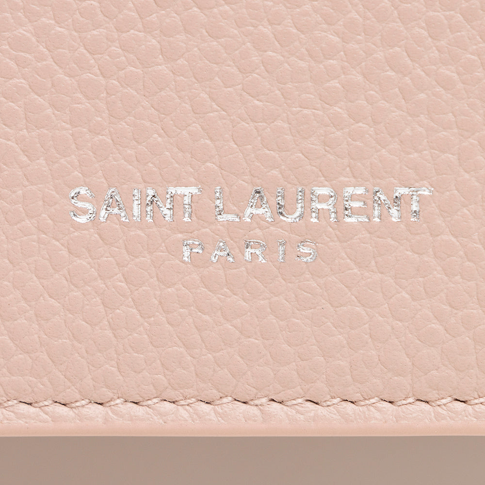 Saint Laurent Grained Leather Tiny Wallet  - FINAL SALE 17878