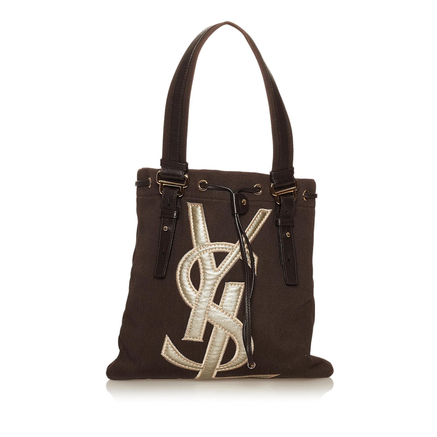 Saint Laurent Kahala Canvas Tote Bag (SHG-29534