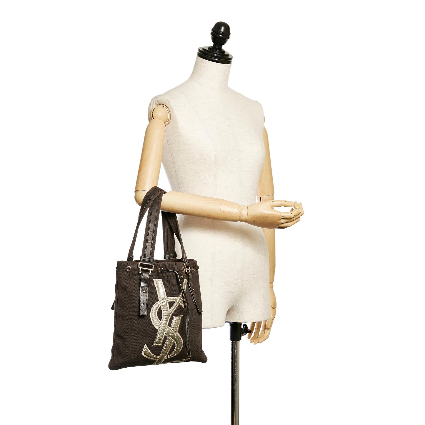 Saint Laurent Kahala Canvas Tote Bag (SHG-29534