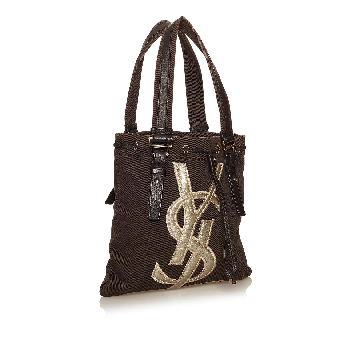 Saint Laurent Kahala Canvas Tote Bag (SHG-29534
