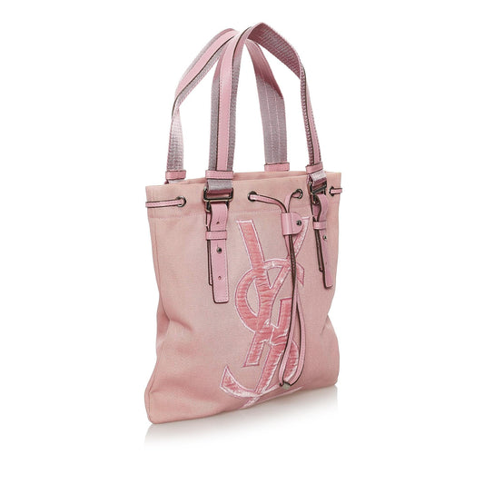 Saint Laurent Kahala Canvas Tote Bag (SHG-35269