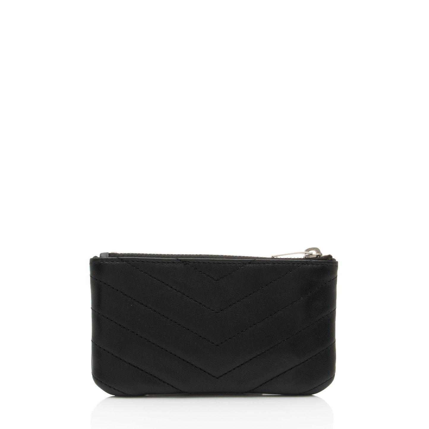 Saint Laurent Lambskin Monogram Cassandre Key Pouch Ffj9zM