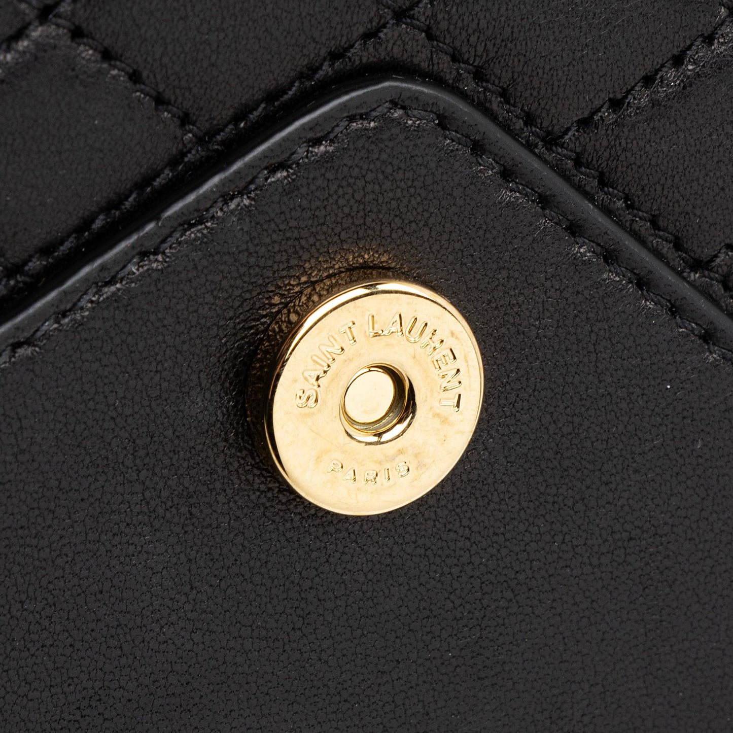 Saint Laurent Lambskin Monogram Gaby Chain Envelope Bag 23054