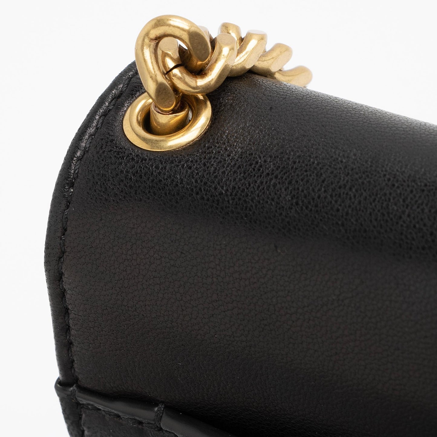Saint Laurent Lambskin Monogram Gaby Chain Envelope Bag 23054