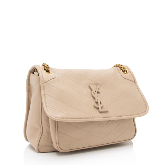 Saint Laurent Lambskin Monogram Niki Medium Shoulder Bag 23275