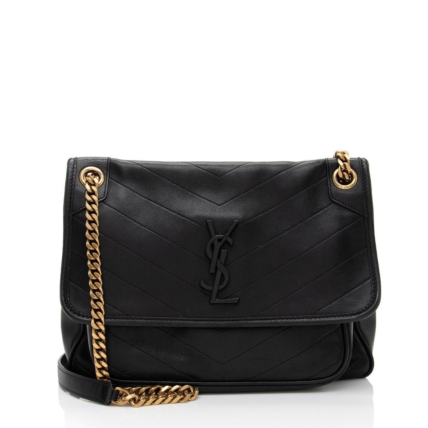 Saint Laurent Lambskin Monogram Niki Medium Shoulder Bag bCtpVv