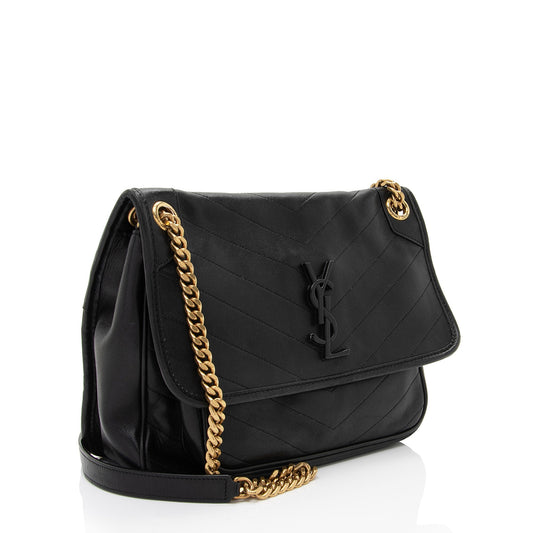 Saint Laurent Lambskin Monogram Niki Medium Shoulder Bag bCtpVv