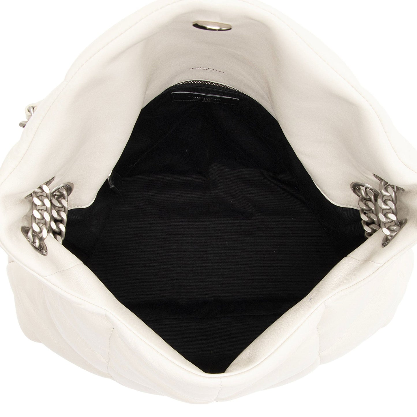 Saint Laurent Lambskin Monogram Puffer LouLou Medium Shoulder Bag ONfMik