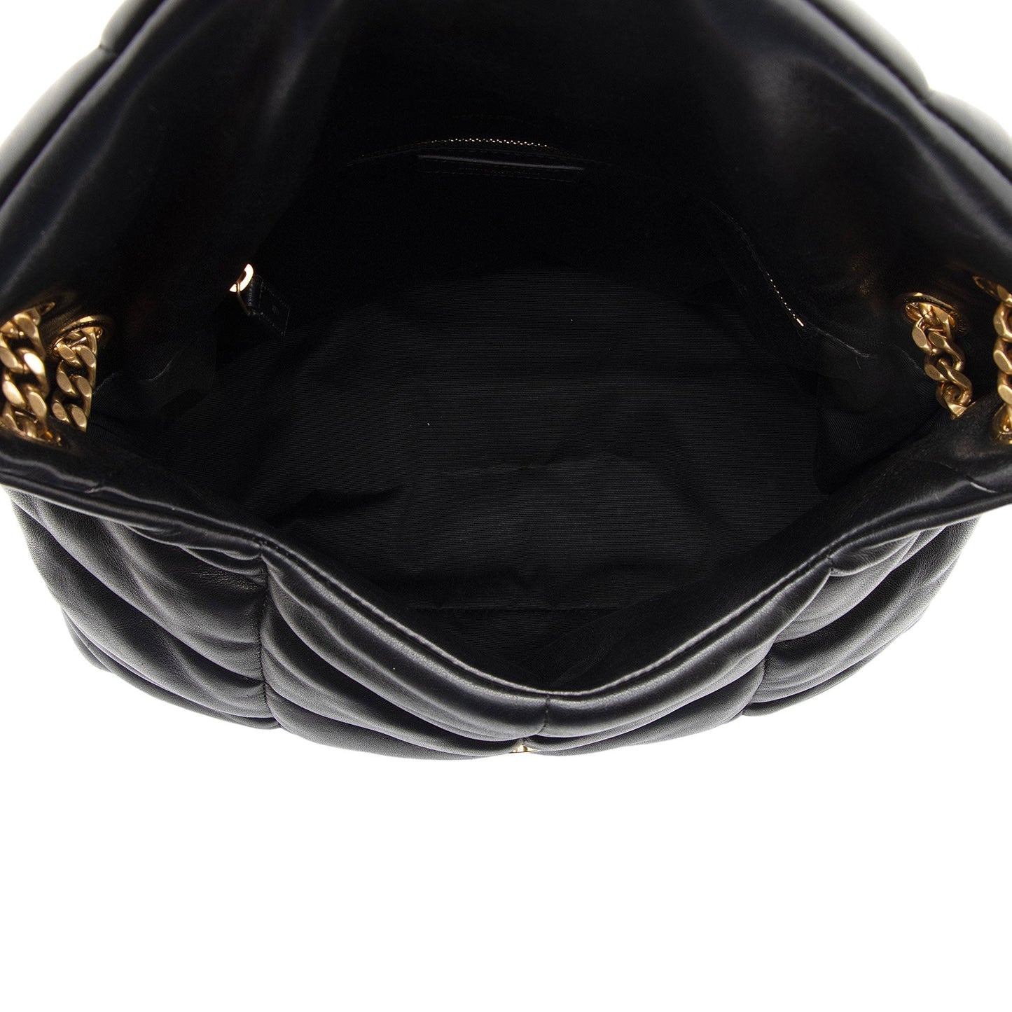 Saint Laurent Lambskin Monogram Puffer LouLou Medium Shoulder Bag A0xwhw