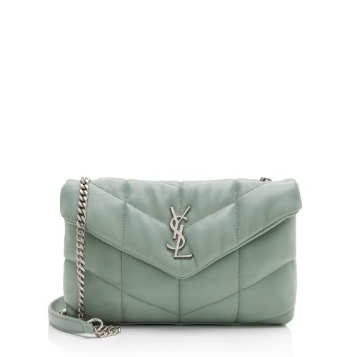 Saint Laurent Lambskin Monogram Puffer LouLou Toy Shoulder Bag cAptdi