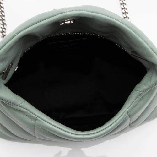 Saint Laurent Lambskin Monogram Puffer LouLou Toy Shoulder Bag VHpE1u