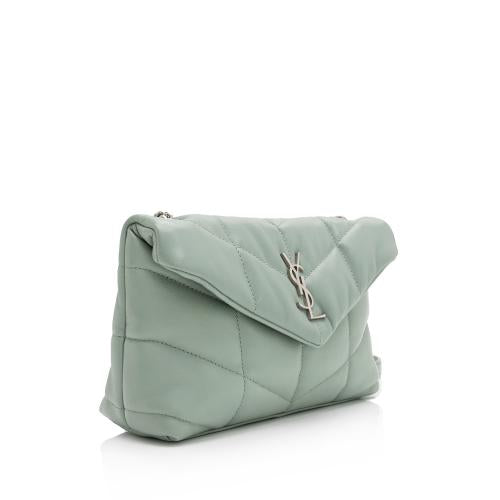 Saint Laurent Lambskin Monogram Puffer LouLou Toy Shoulder Bag VHpE1u