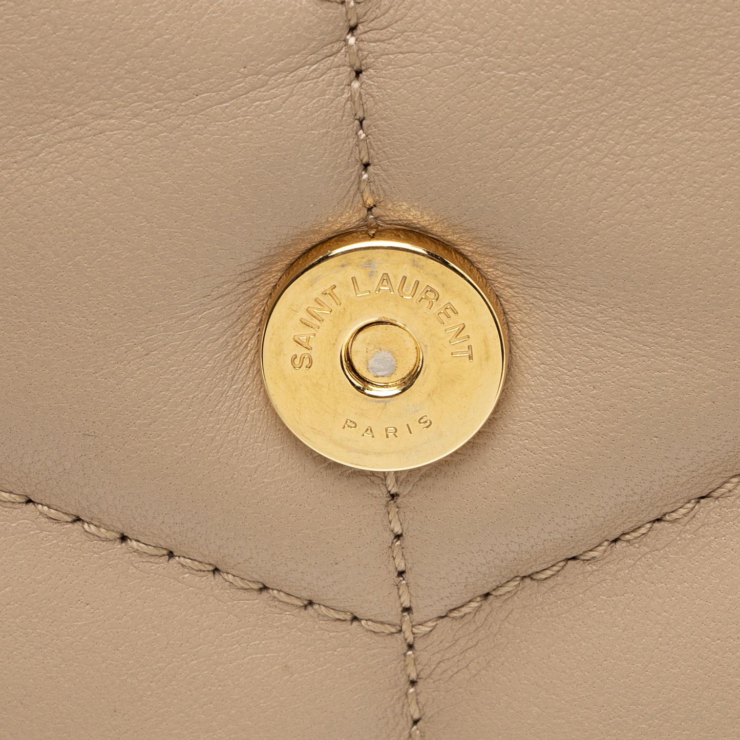 Saint Laurent Lambskin Monogram Puffer LouLou Toy Shoulder Bag ZM2eFV