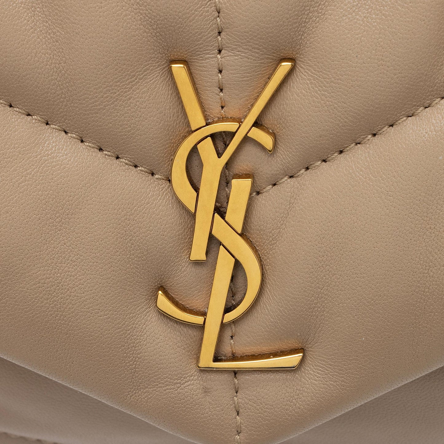 Saint Laurent Lambskin Monogram Puffer LouLou Toy Shoulder Bag ZM2eFV