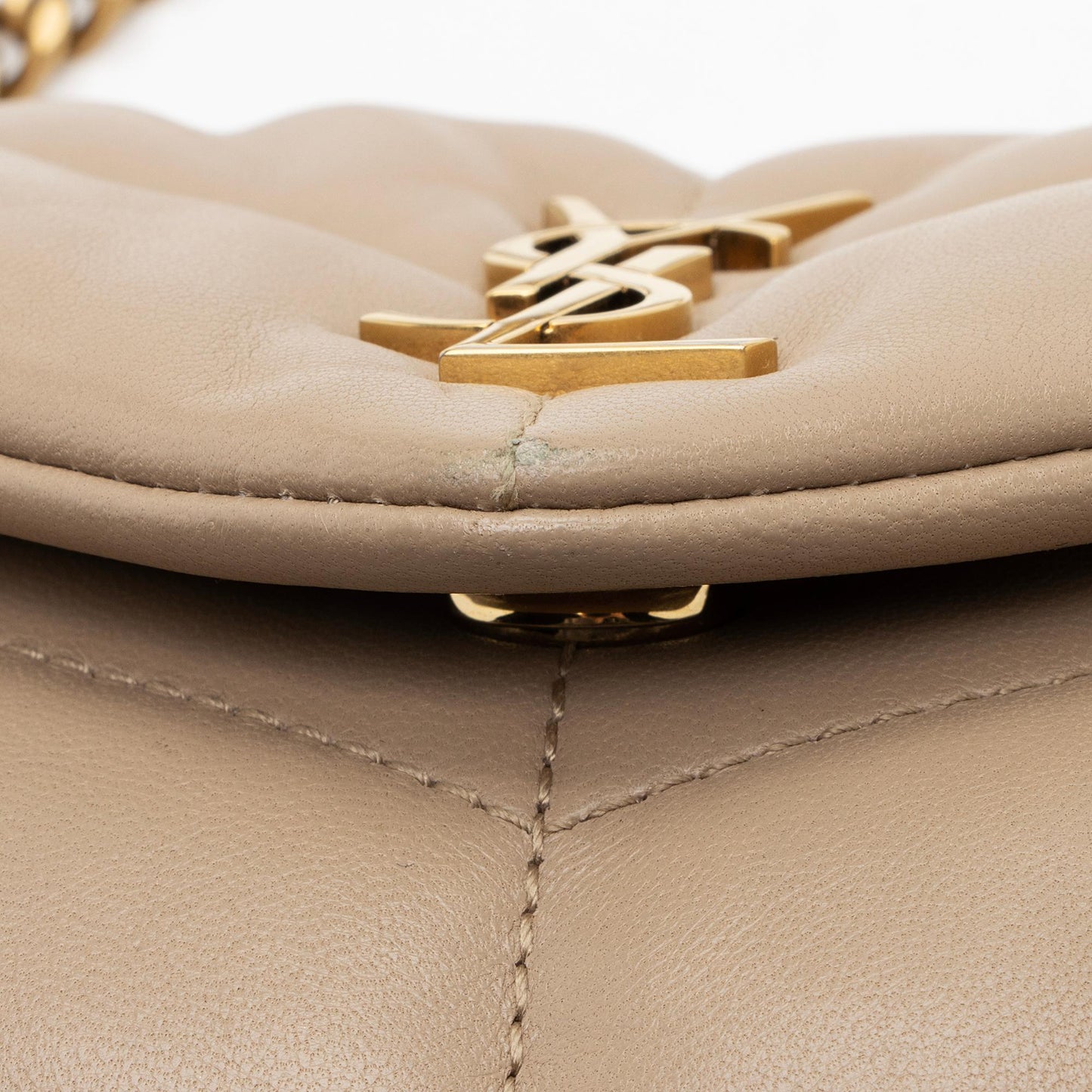Saint Laurent Lambskin Monogram Puffer LouLou Toy Shoulder Bag ZM2eFV