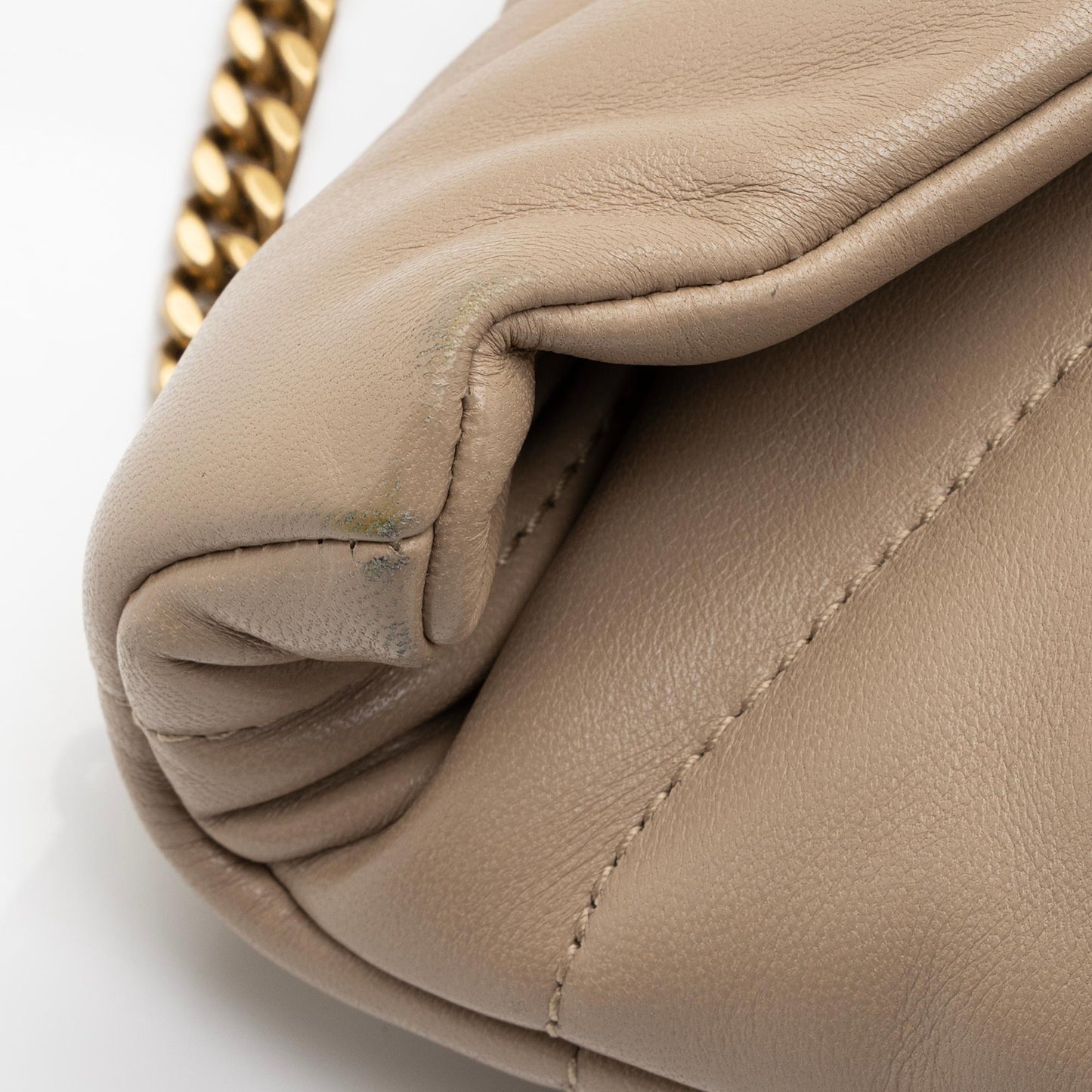 Saint Laurent Lambskin Monogram Puffer LouLou Toy Shoulder Bag ZM2eFV