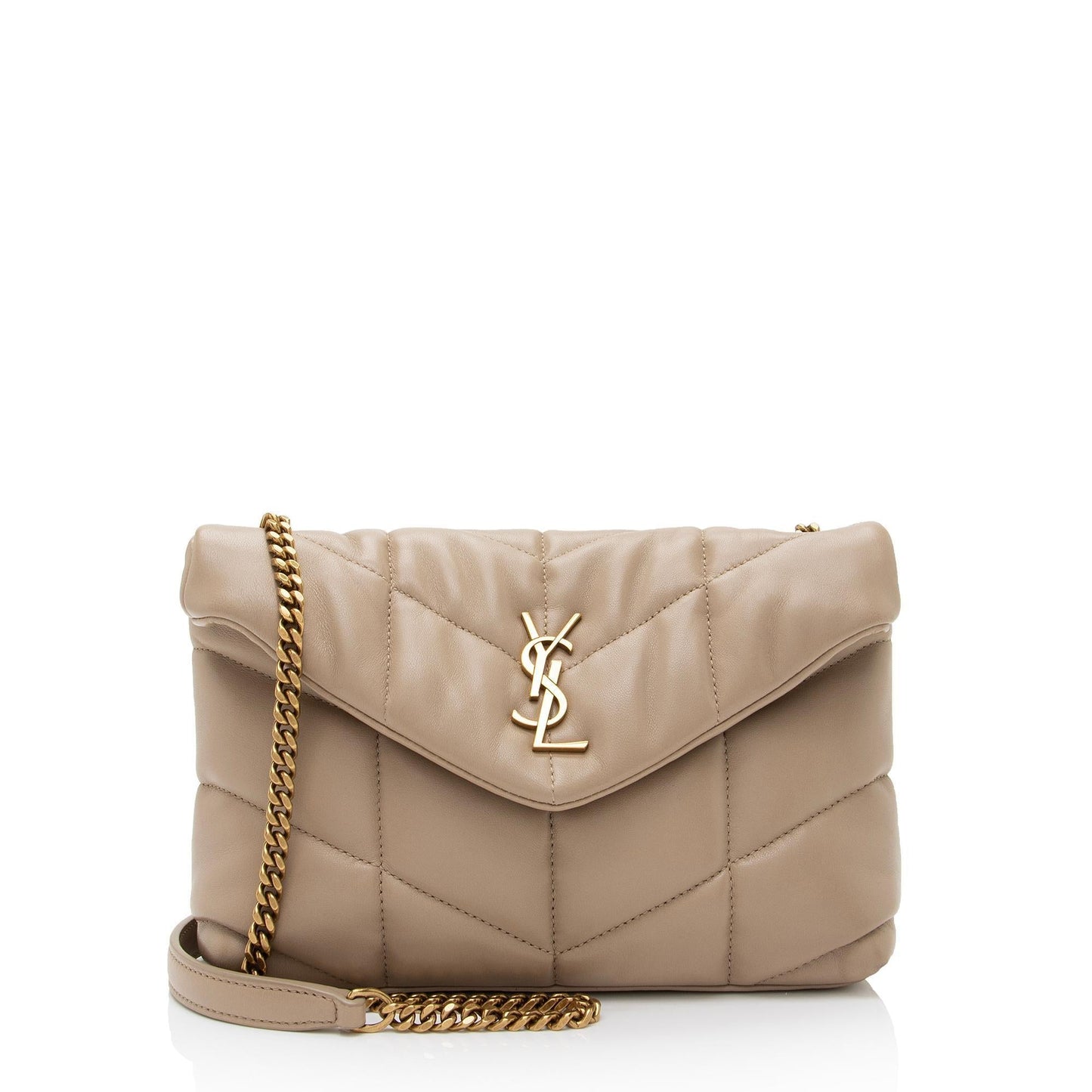 Saint Laurent Lambskin Monogram Puffer LouLou Toy Shoulder Bag ijFzie