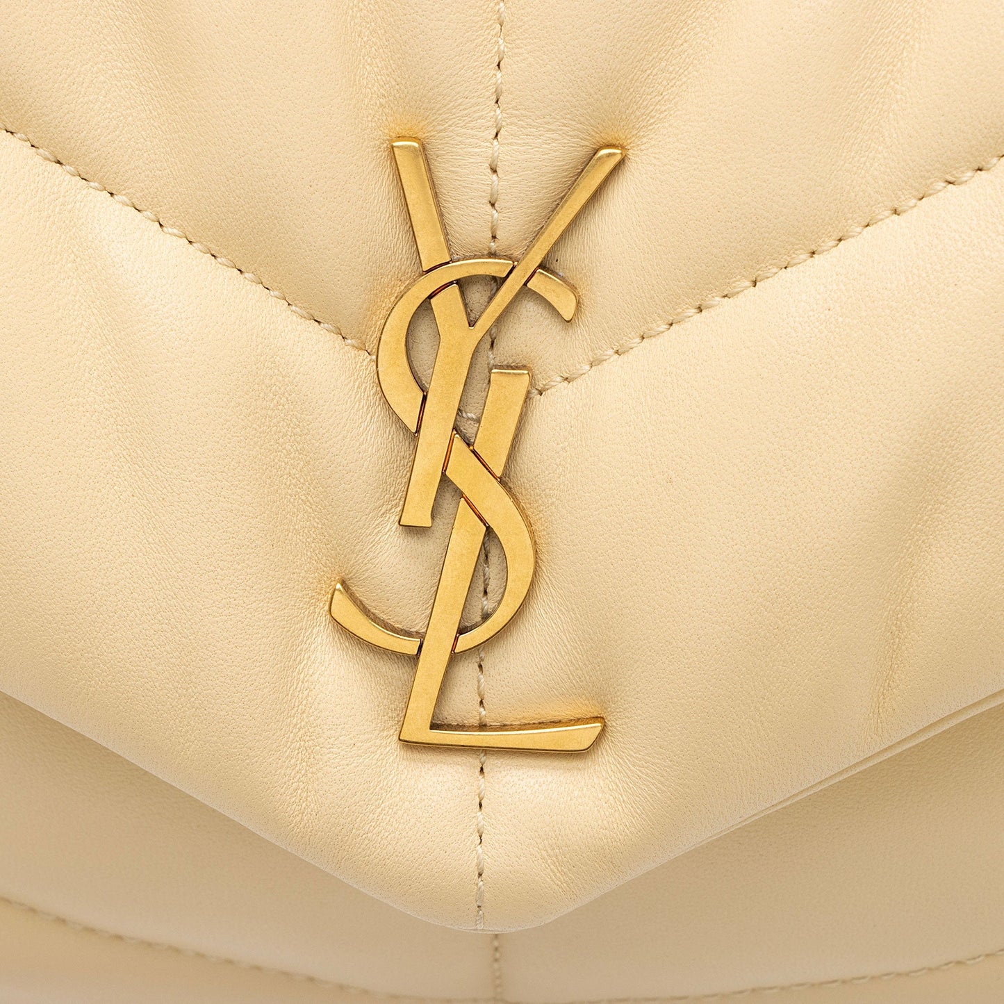 Saint Laurent Lambskin Monogram Puffer LouLou Toy Shoulder Bag YtkKdB