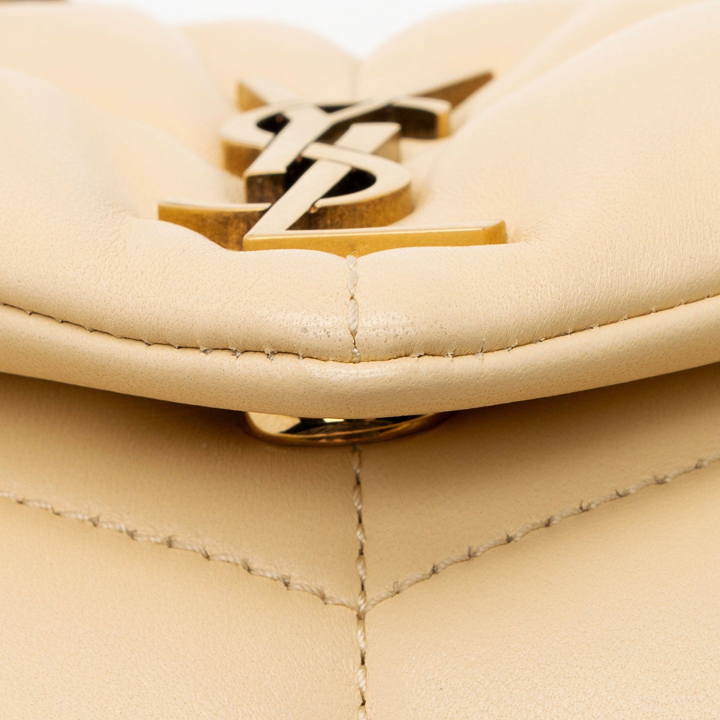 Saint Laurent Lambskin Monogram Puffer LouLou Toy Shoulder Bag YtkKdB