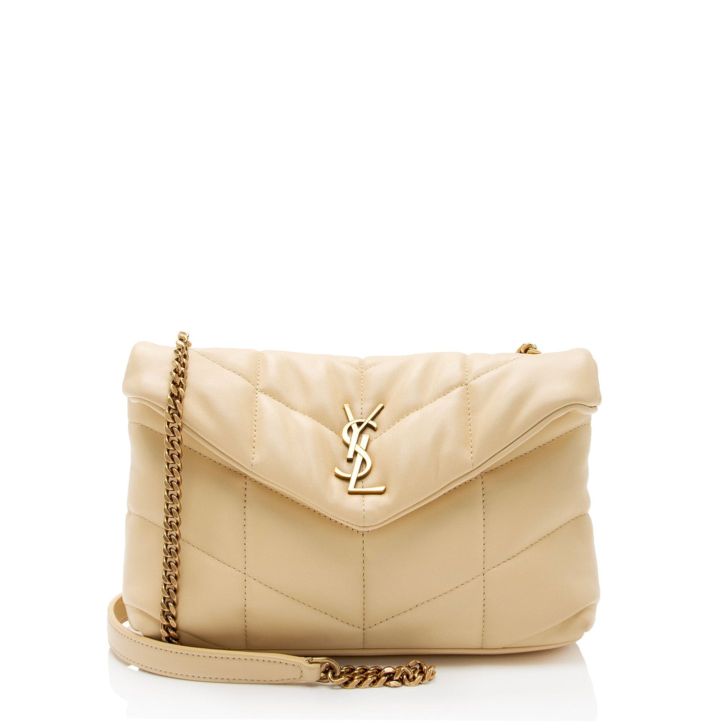 Saint Laurent Lambskin Monogram Puffer LouLou Toy Shoulder Bag YtkKdB
