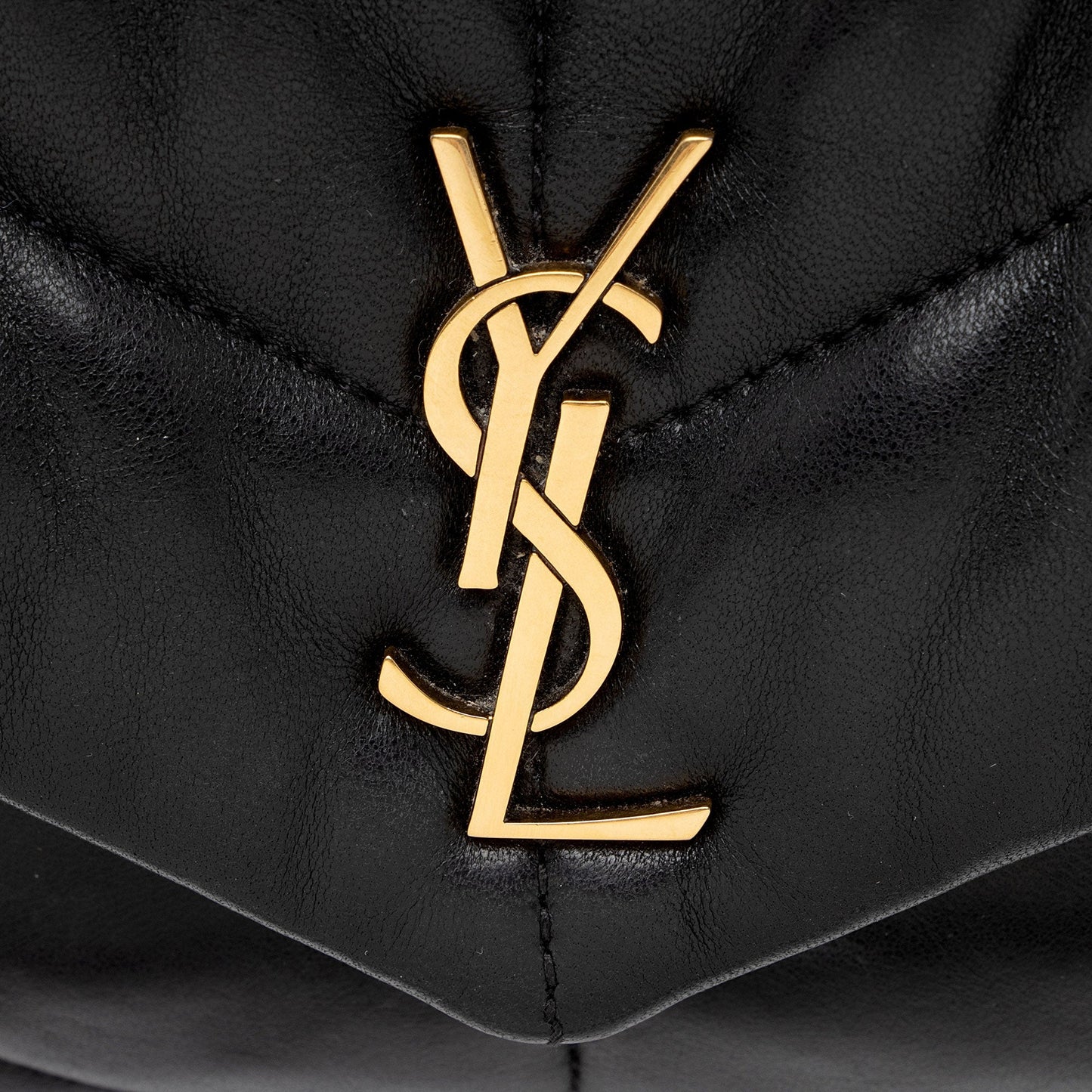 Saint Laurent Lambskin Monogram Puffer LouLou Toy Shoulder Bag QVgJj0