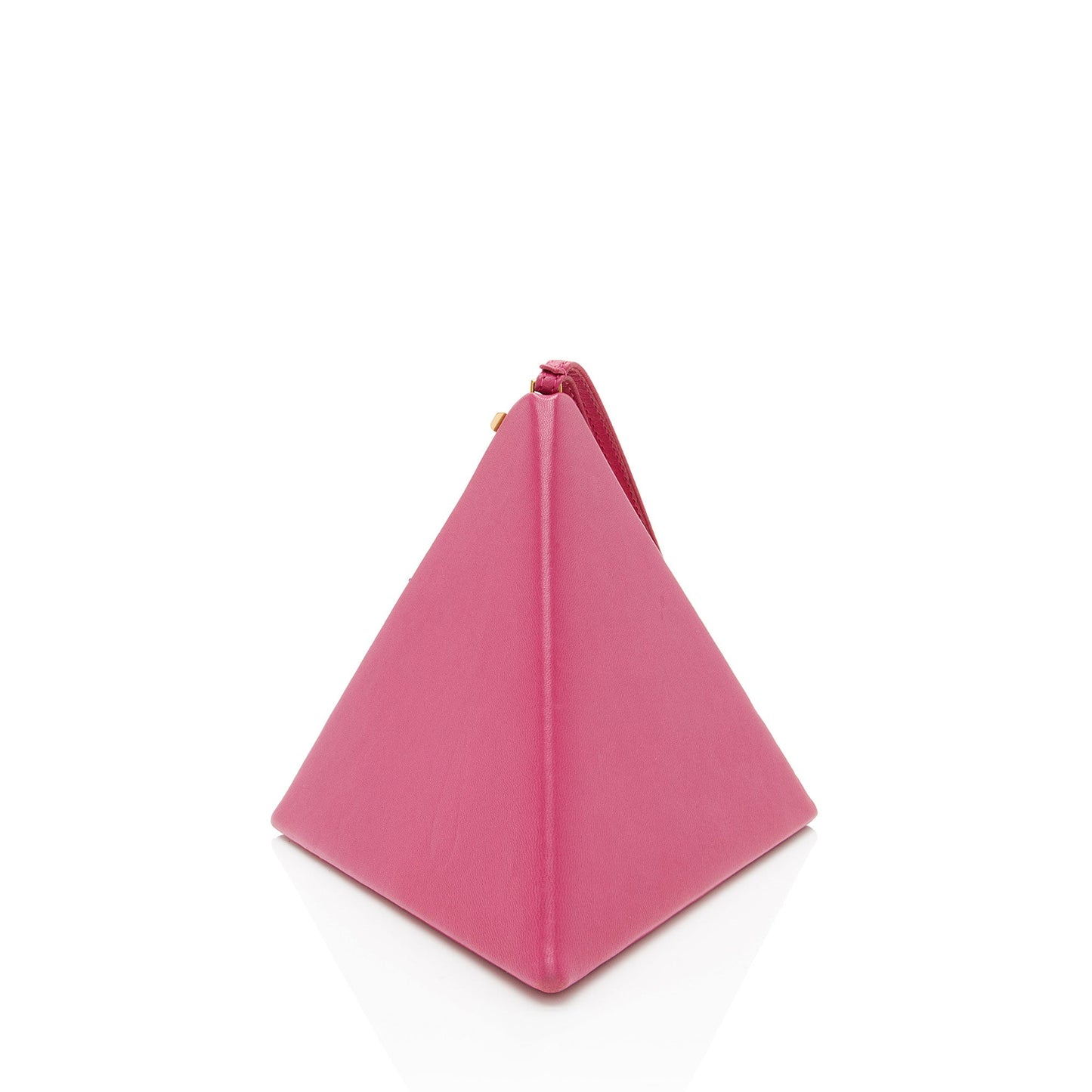 Saint Laurent Lambskin Monogram Pyramid Clutch f8qifF