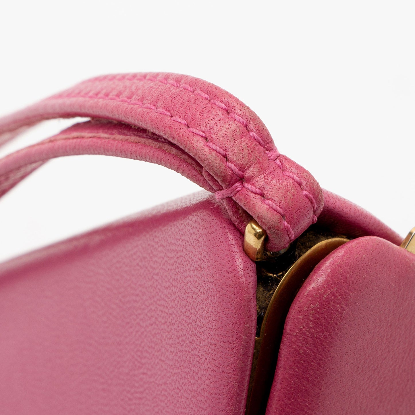 Saint Laurent Lambskin Monogram Pyramid Clutch f8qifF