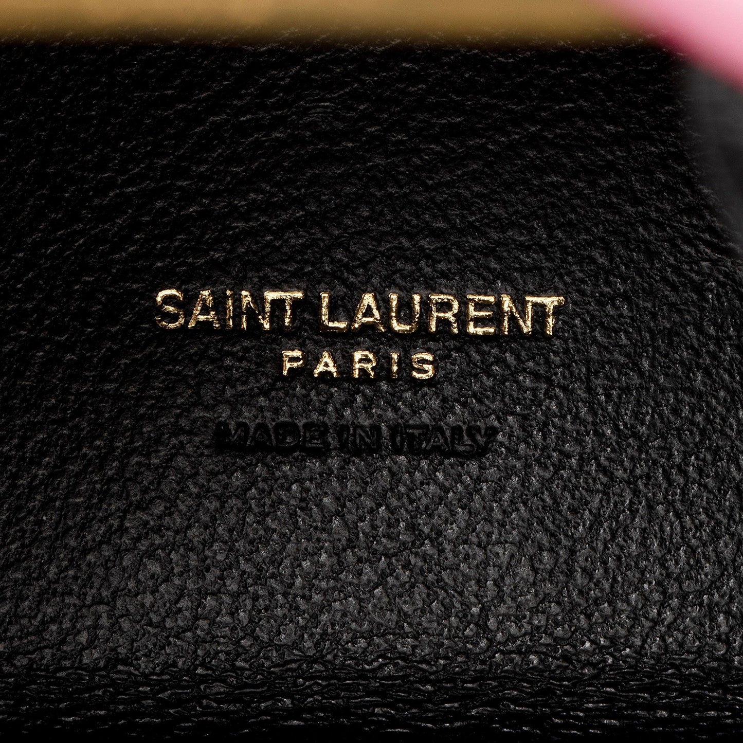 Saint Laurent Lambskin Monogram Pyramid Clutch f8qifF