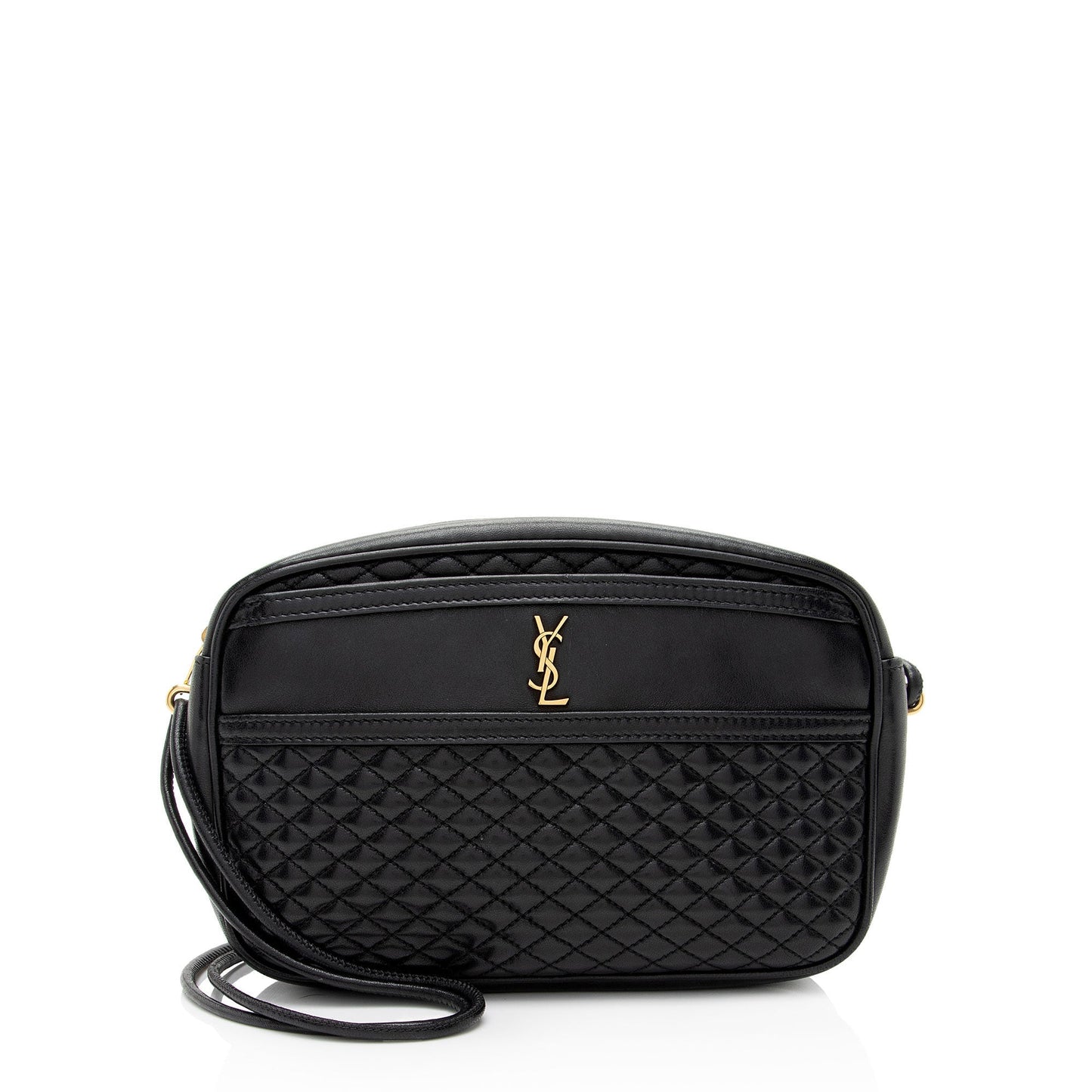 Saint Laurent Lambskin Monogram Victoire Camera Bag 0P9i8L
