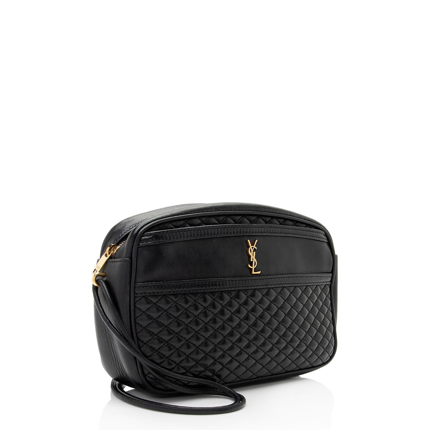Saint Laurent Lambskin Monogram Victoire Camera Bag 0P9i8L