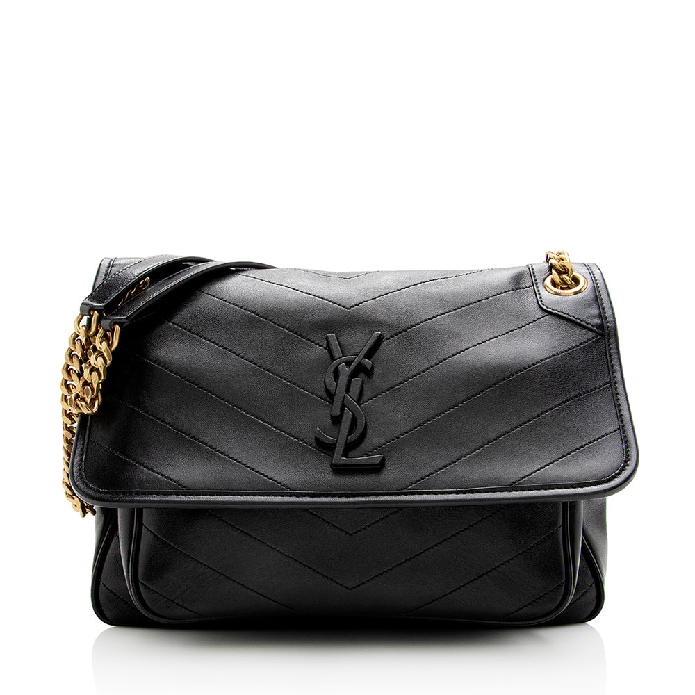 Saint Laurent Lambskin Niki Medium Shoulder Bag 18293