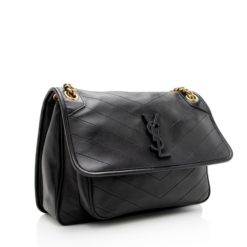 Saint Laurent Lambskin Niki Medium Shoulder Bag 18293