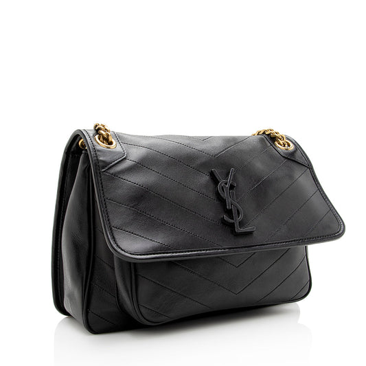 Saint Laurent Lambskin Niki Medium Shoulder Bag 18293