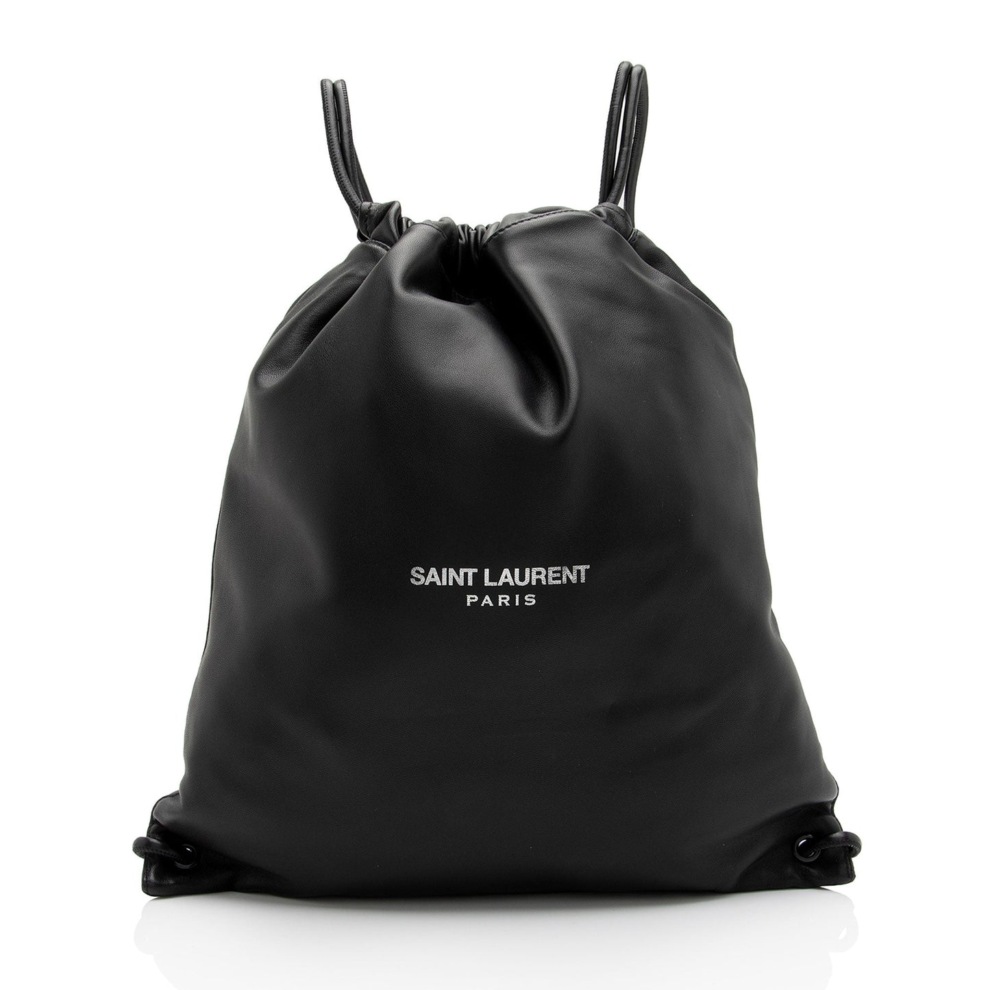 Saint Laurent Lambskin Teddy Drawstring Backpack AWdD6b