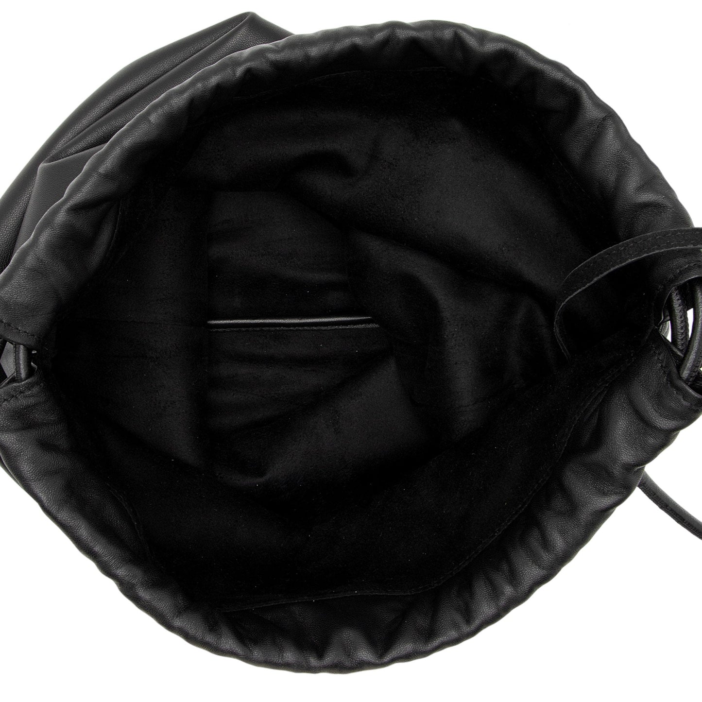 Saint Laurent Lambskin Teddy Drawstring Backpack AWdD6b