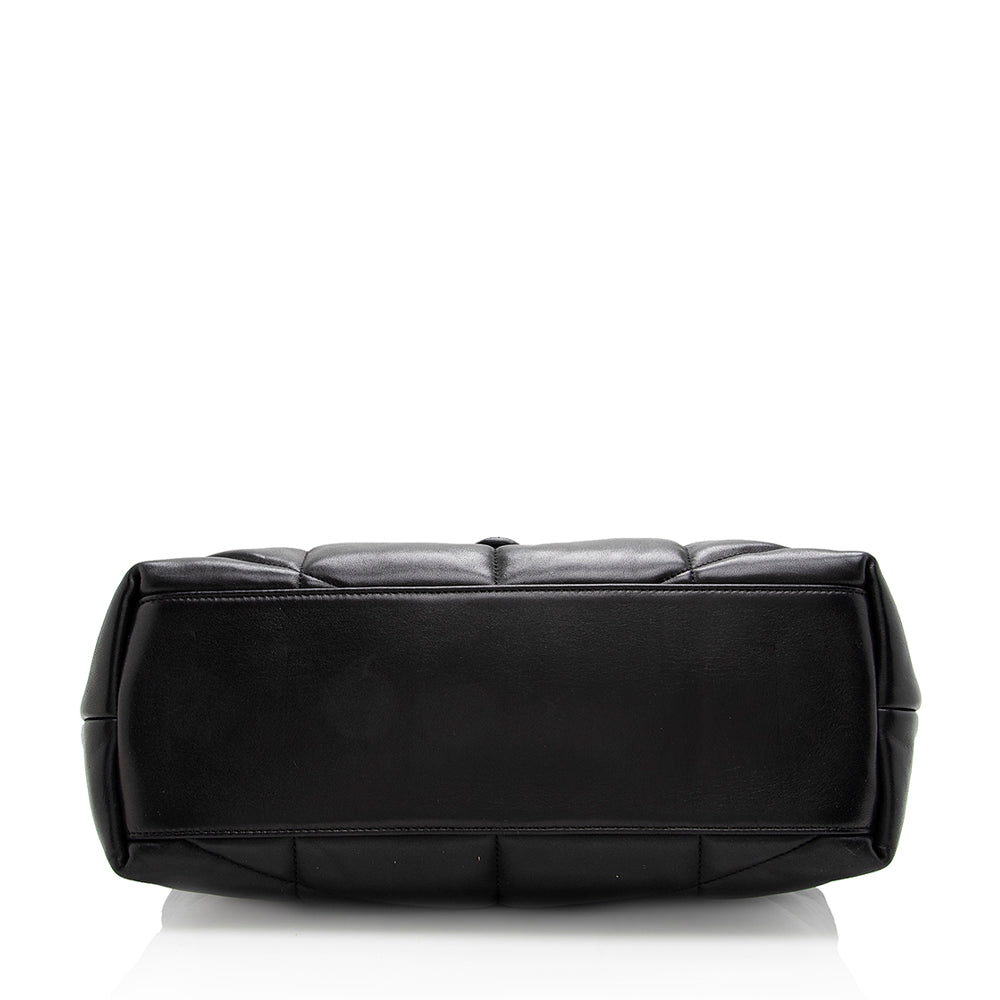 Saint Laurent Lambskin Puffer LouLou Small Shoulder Bag 18207