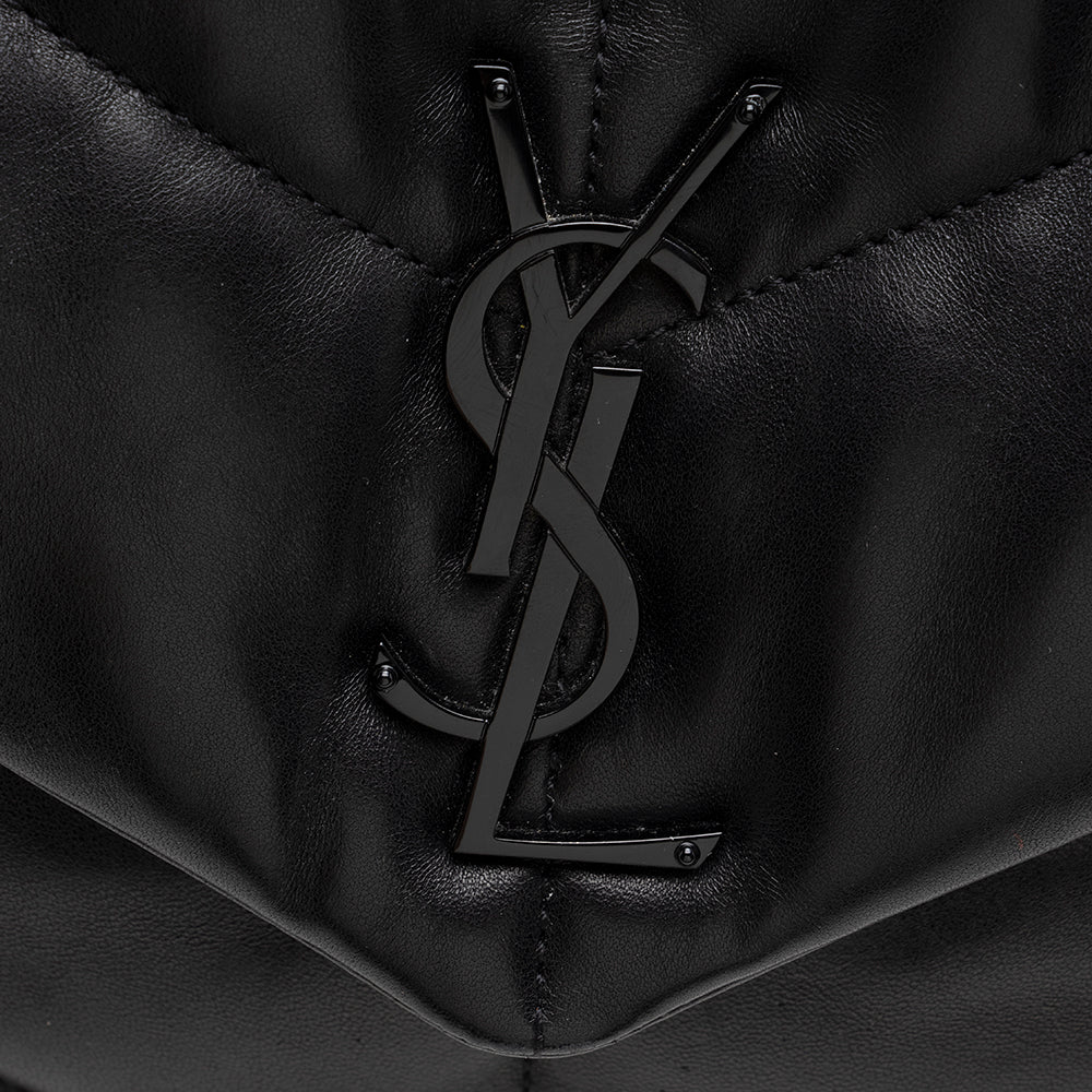 Saint Laurent Lambskin Puffer LouLou Small Shoulder Bag 18207